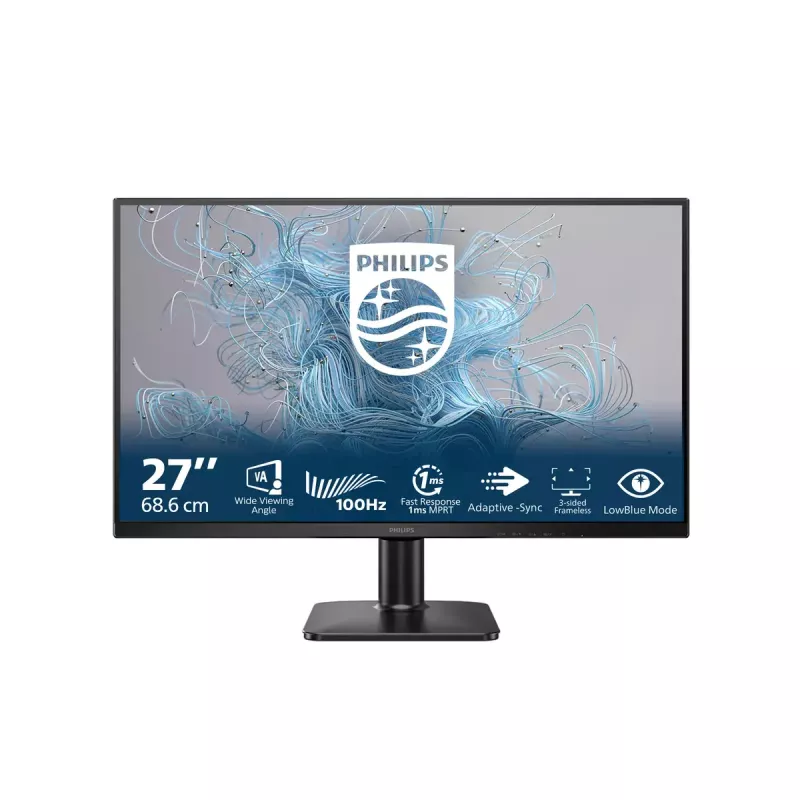 Philips 1000 serijos 27E2N1100L/00 kompiuterio monitorius 68,6 cm (27 col.) 1920 x 1080 pikselių Full HD LCD juodas