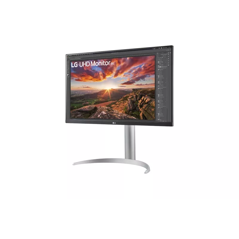Monitorius LG 27UP85NP-W 68,6 cm (27 col.) 3840 x 2160 4K Ultra HD LED sidabrinis
