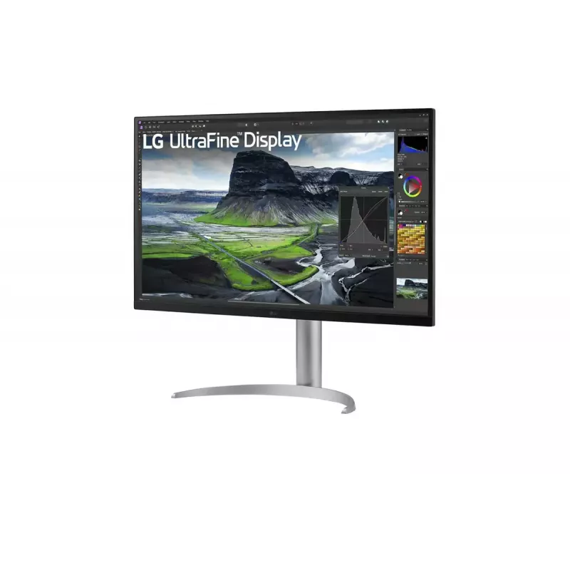 Monitorius LG 32UQ850V-W 31,5 colio 4K Ultra HD (3840×2160) IPS LED, 60Hz, HDR400, USB-C PD 90W, aukštis/pakreipimas/pasukimas, VESA