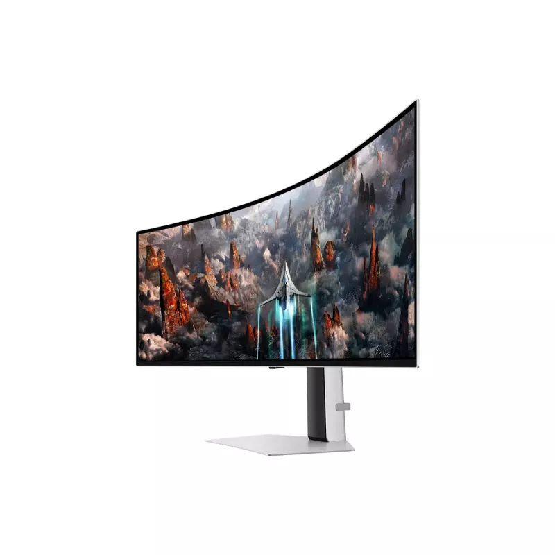 Samsung G93SC monitorius 124,5 cm (49 colių) 5120 x 1440 Dual QHD OLED sidabrinis