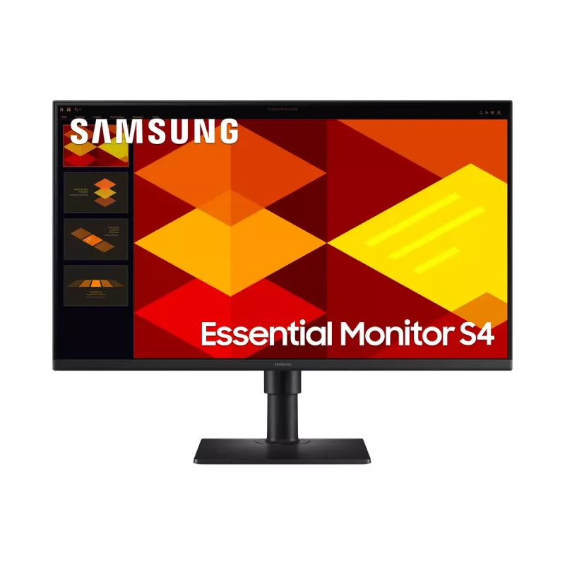 Samsung S40GD 27 colių LCD monitorius – Full HD, IPS, 100 Hz, aukštis reguliuojamas, juodas