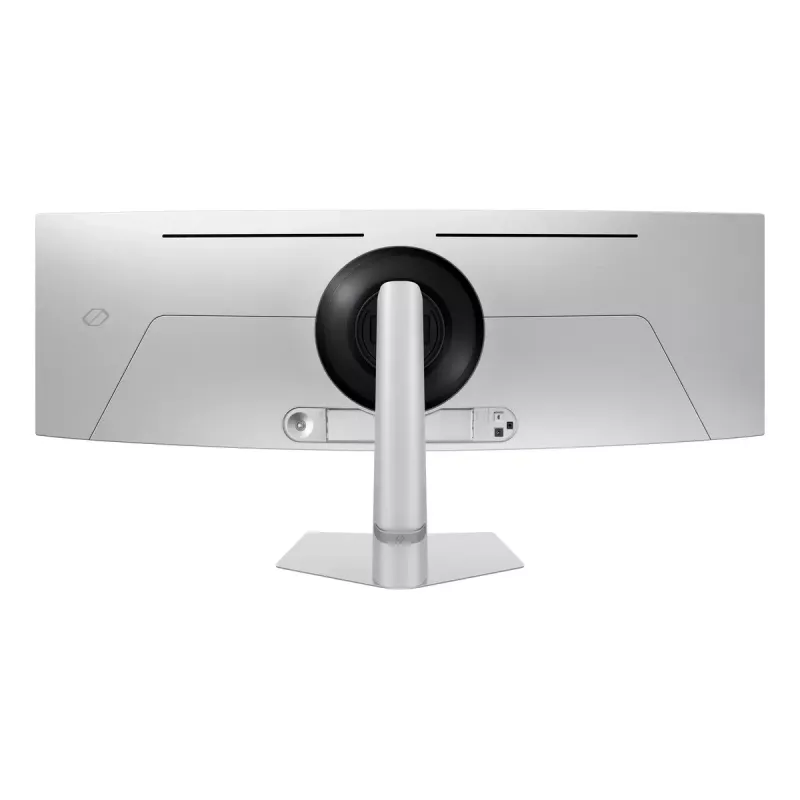 49 colių lenktas OLED monitorius Samsung S49DG910SU – Dual QHD 5120×1440, 32:9, 0,03 ms, 2×USB-C, VESA, reguliuojamas aukštis