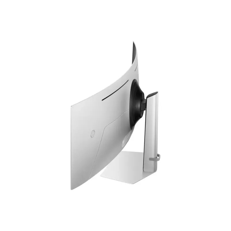 49 colių lenktas OLED monitorius Samsung S49DG910SU – Dual QHD 5120×1440, 32:9, 0,03 ms, 2×USB-C, VESA, reguliuojamas aukštis