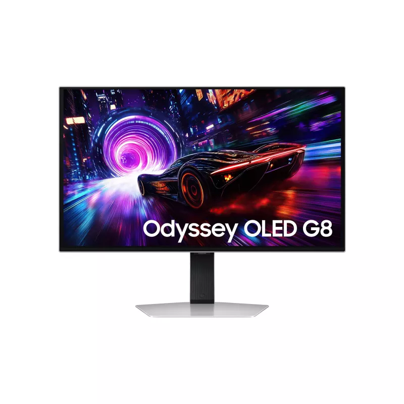 Monitorius Samsung S32FG810SU 32 colių OLED 4K UHD 2160 x 3840, 0,03 ms, VESA, aukščio reguliavimas, sidabrinis