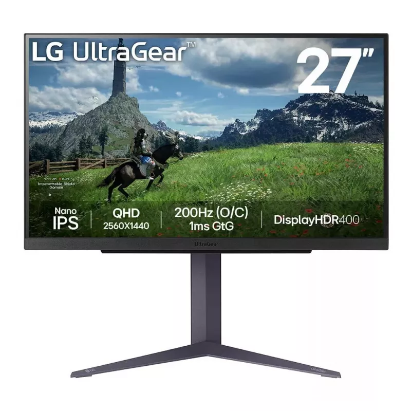 LG 27GS85Q-B kompiuterio monitorius 68,6 cm (27 col.) 2560 x 1440 pikselių Quad HD LCD juodas