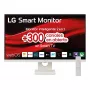 LG 27U731SA-W 27 colių 4K Ultra HD IPS LCD monitorius, 3840×2160, 5 ms, 350 cd/m², USB šakotuvas, garsiakalbiai, VESA, baltas