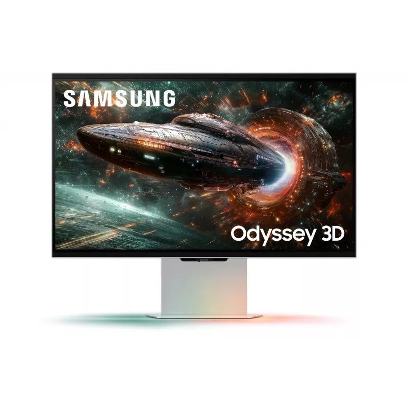 Samsung G90XF kompiuterio monitorius 68,6 cm (27 col.) 3840 x 2160 4K Ultra HD LCD sidabrinis