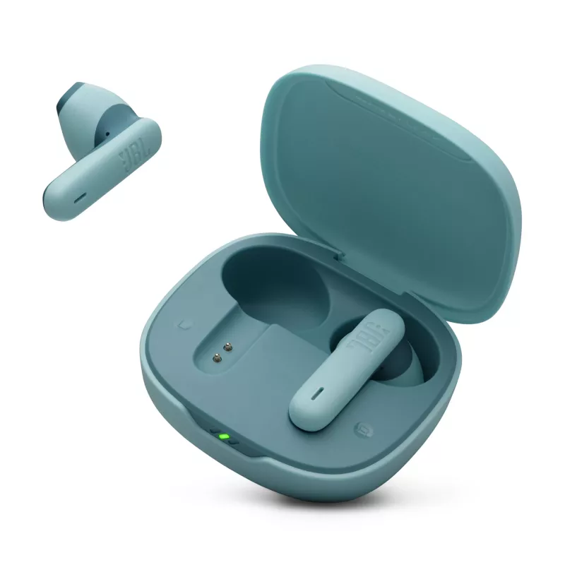 JBL Wave Flex 2 belaidės ausinės į ausis, skambučiams ir muzikai, USB Type-C, Bluetooth, mėlyna