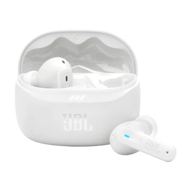 JBL Tune Beam 2 belaidės ausinės į ausis, baltos