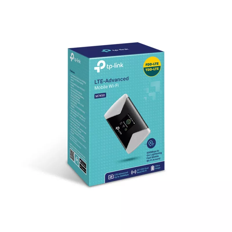 Belaidis maršrutizatorius TP-Link M7450 Wi-Fi 5 802.11ac