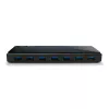 TP-Link UH720 USB 3.2 Gen 1 7 prievadų USB šakotuvas su įkrovimo prievadais, juoda