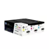 HP 410X 3 vnt. didelės išeigos žalsvai mėlyna / rausvai raudona / geltona originalūs LaserJet tonerio kasetės