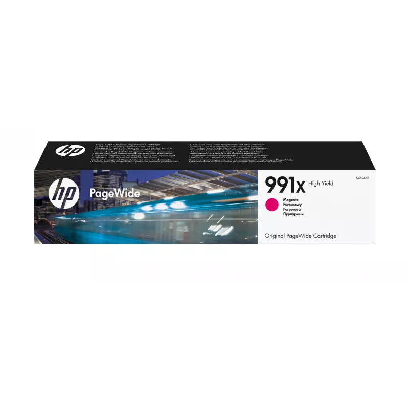 HP 991X didelės talpos purpurinis originalus PageWide kasetė