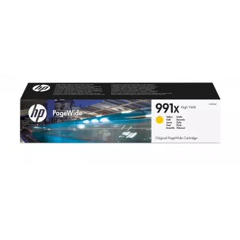 HP 991X didelės talpos geltona originali PageWide kasetė