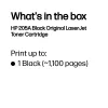 HP 205A juodas originalus lazerinio spausdintuvo kasetė, 1100 puslapių, juoda, 1 vnt.