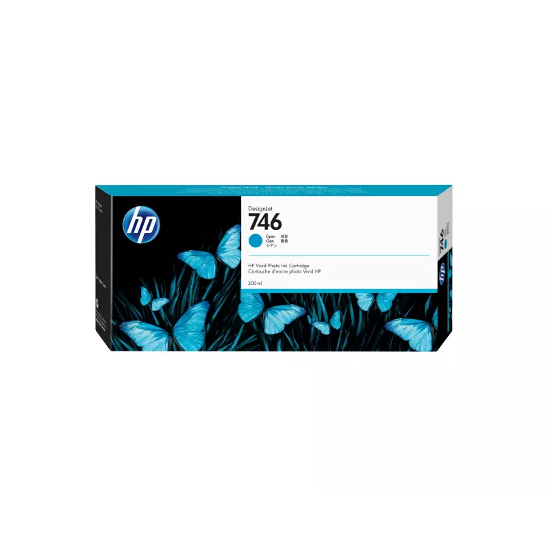 HP 746 300 ml Cyan originalus kasečių rašalas DesignJet spausdintuvams