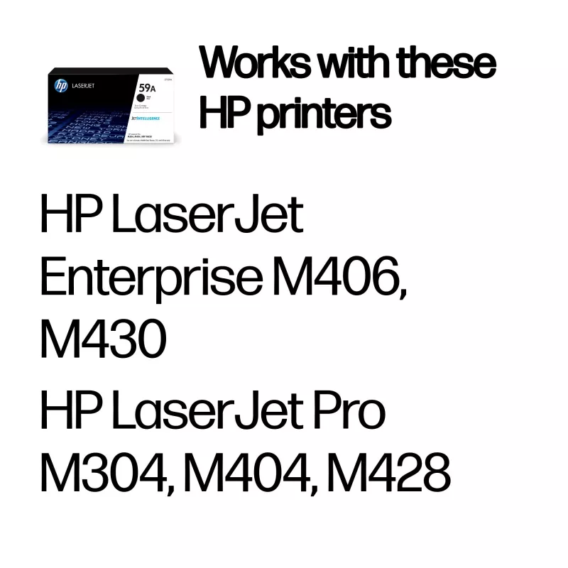 Kasetė HP 59A CF259A juoda 3000 puslapių