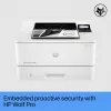 HP LaserJet Pro 4002dn spausdintuvas, lazerinis, 1200 x 1200 DPI, A4, 40 ppm, dvipusis spausdinimas, baltas