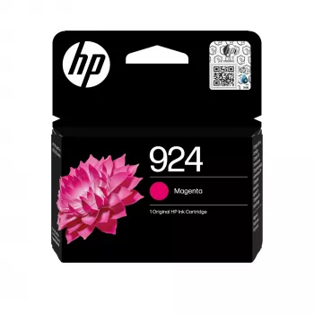 Originali HP 924 rašalo kasetė, rausvai raudona, 1 vnt., 400 puslapių