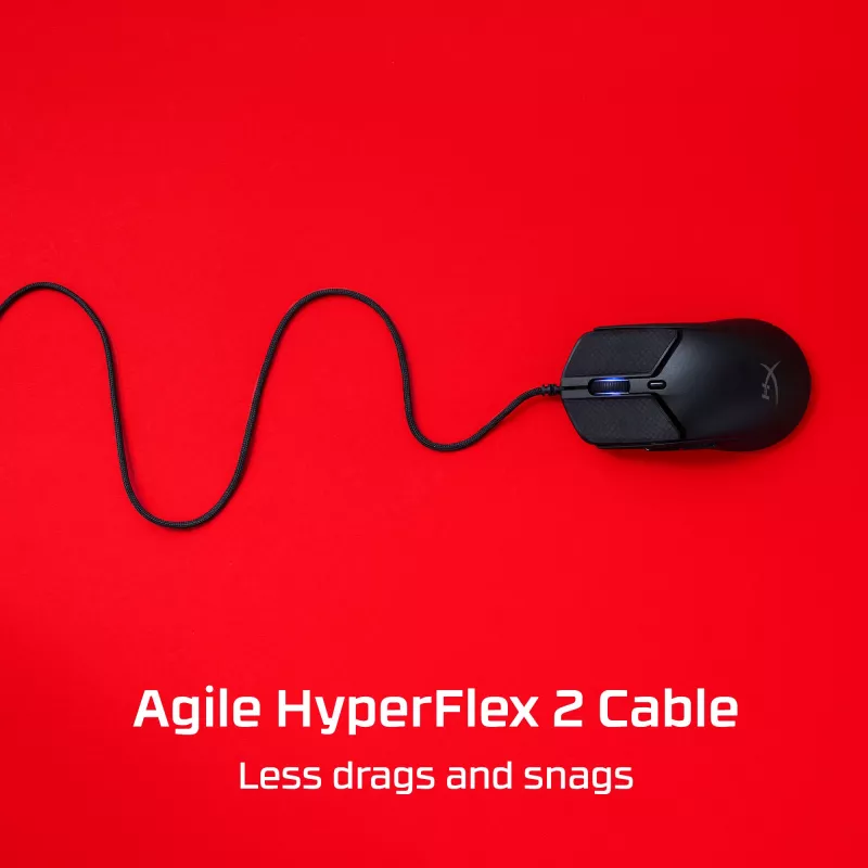HyperX Pulsefire Haste 2 – žaidimų pelė (juoda)
