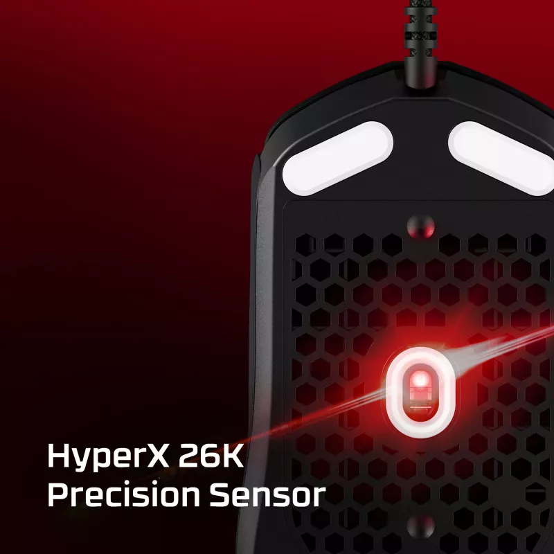 HyperX Pulsefire Haste 2 – žaidimų pelė (juoda)