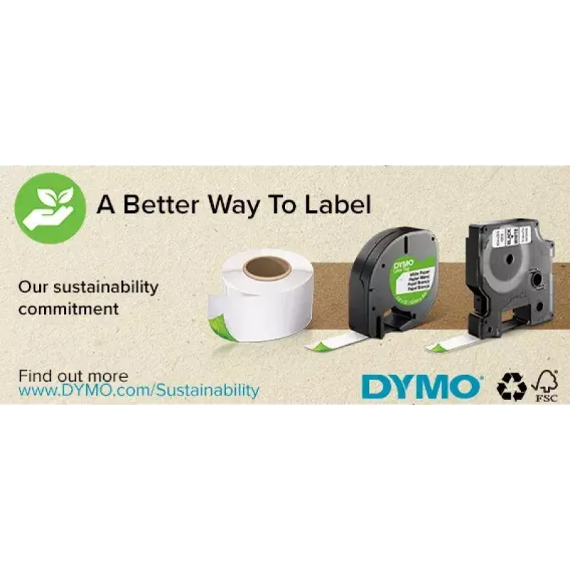 DYMO LabelWriter 550 etikečių spausdintuvas | Tiesioginis terminis spausdinimas | Automatinis etikečių atpažinimas | Spausdina adresų, siuntų, brūkšninių kodų etiketes | EU 2 kištukas