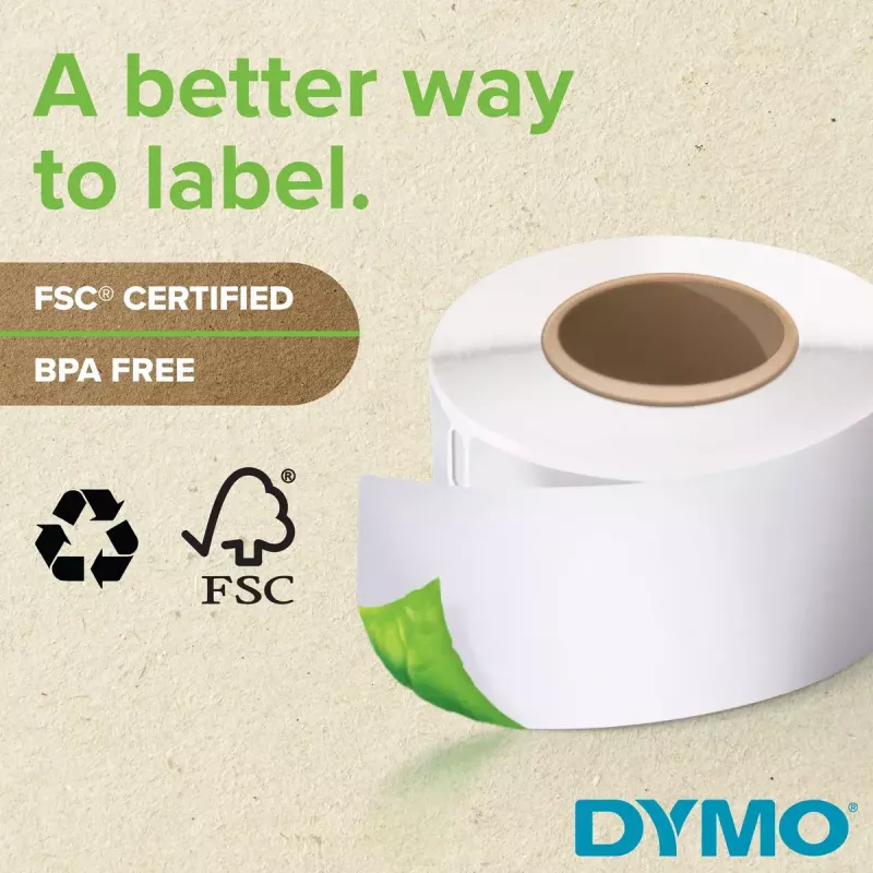 DYMO LabelWriter 5XL etikečių spausdintuvas – terminis siuntų etikečių spausdintuvas el. prekybai, EU 2 kištukas