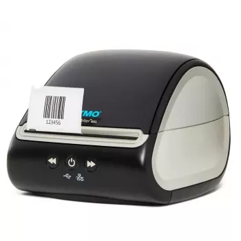 DYMO LabelWriter 5XL etikečių spausdintuvas – terminis siuntų etikečių spausdintuvas el. prekybai, EU 2 kištukas
