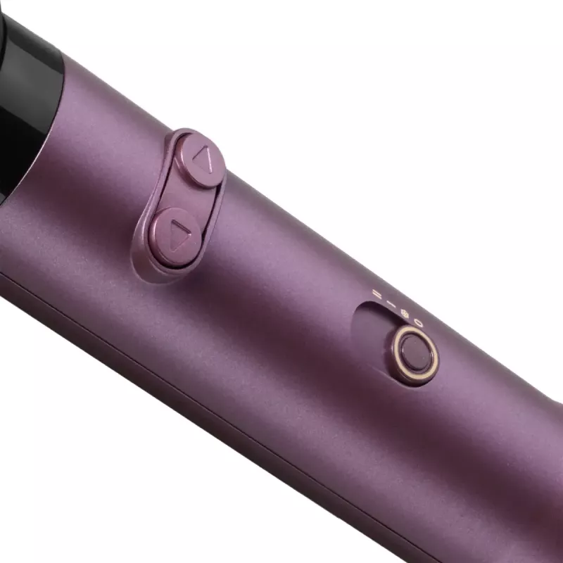 Karšto oro šukų prietaisas BABYLISS Big Hair Dual AS950E — 650 W, 2 šildymo lygiai, 5 cm antgalis, 2 šepečiai, 2,5 m laidas, Violetinė/Rožinis auksas/Juoda