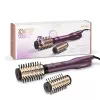 Karšto oro šukų prietaisas BABYLISS Big Hair Dual AS950E — 650 W, 2 šildymo lygiai, 5 cm antgalis, 2 šepečiai, 2,5 m laidas, Violetinė/Rožinis auksas/Juoda