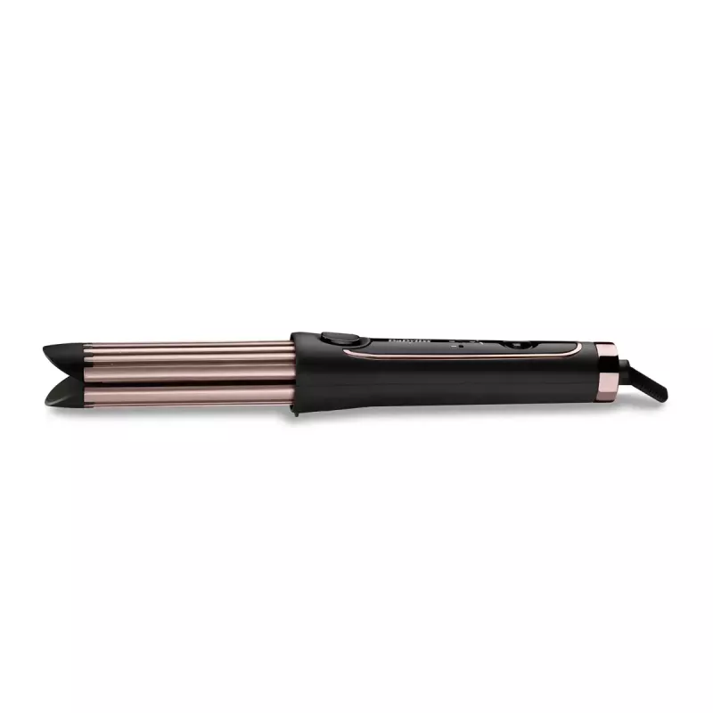 Garbanojimo žnyplės BABYLISS Curl Styler Luxe C112E — 36 mm keraminis cilindras, 160–200 °C, 32 W, LED ekranas