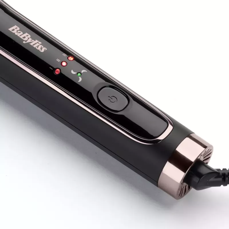 Garbanojimo žnyplės BABYLISS Curl Styler Luxe C112E — 36 mm keraminis cilindras, 160–200 °C, 32 W, LED ekranas