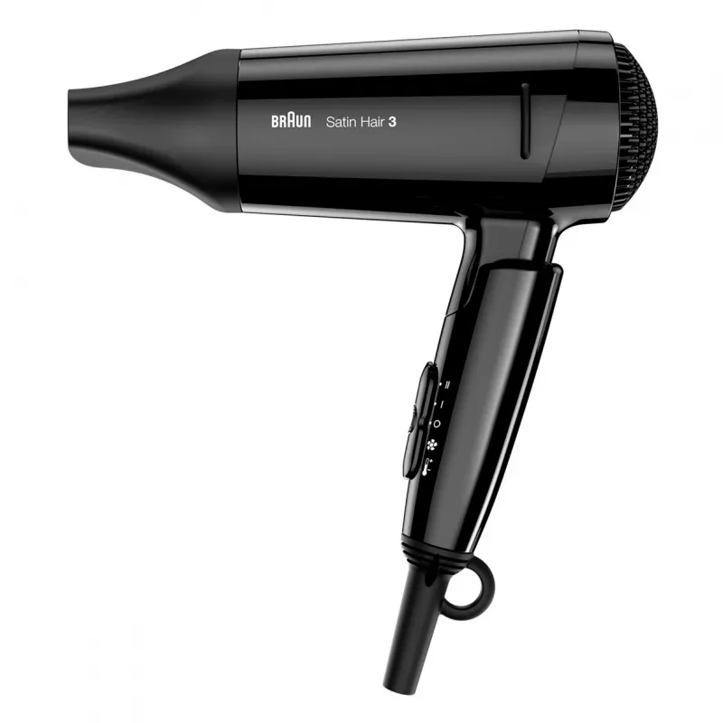 Braun Satin Hair 3 HD350 plaukų džiovintuvas 1600 W Juoda