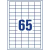 Lipni etiketė Avery 3666, 38 x 21,2 mm, balta, 6500 vnt.
