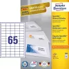 Lipni etiketė Avery 3666, 38 x 21,2 mm, balta, 6500 vnt.