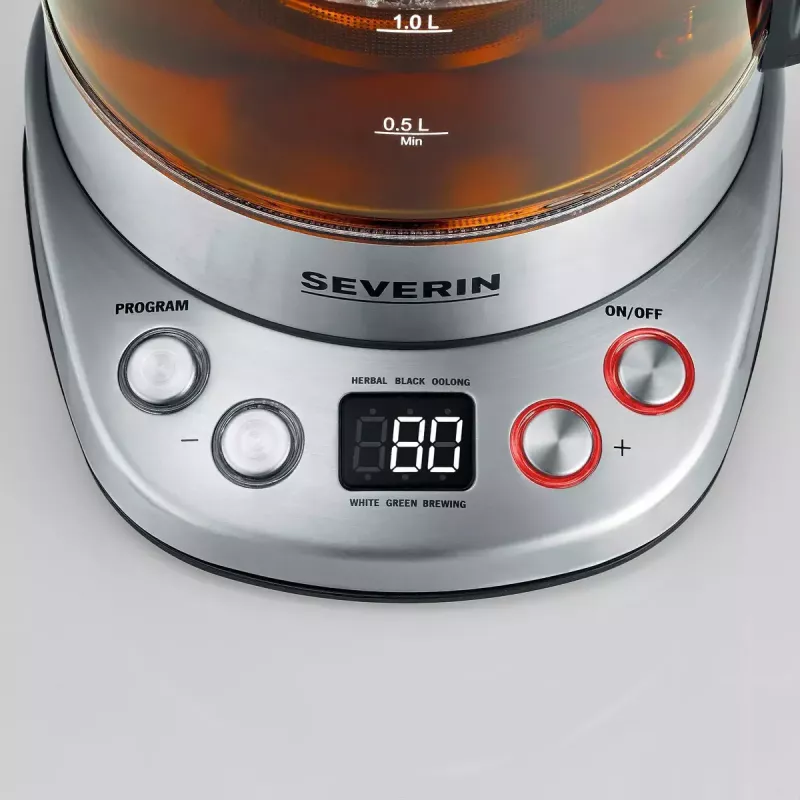Elektrinis virdulys SEVERIN WK 3480 – 1,7 l, 3000 W, baltas, stiklas/plastikas/nerūdijantis plienas
