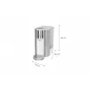 Unold Ava elektrinis virdulys 2,5 L 2600 W sidabrinis, baltas