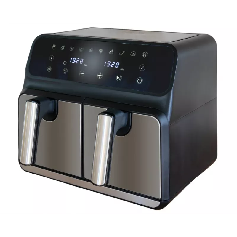 Unold 58685 dviskiltė gruzdintuvė 8 L 1700 W karšto oro gruzdintuvė Juoda, Pilka