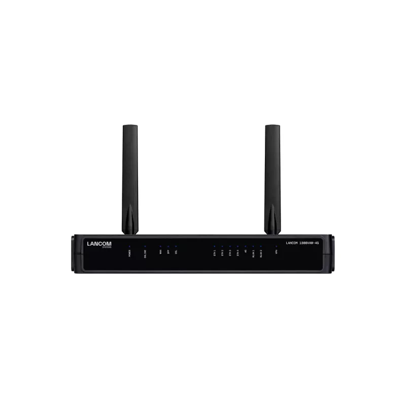 LANCOM 1800VAW-4G SD-WAN maršrutizatorius su VDSL2/ADSL2+ modemu ir 4G atsargine jungtimi
