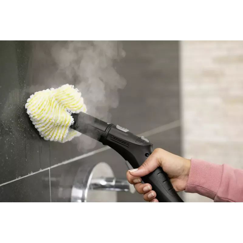 Cilindrinis garų valytuvas Kärcher SC 4 EasyFix — 2000 W, 0,8 L bakas, 3,5 bar, 2,2 m žarna