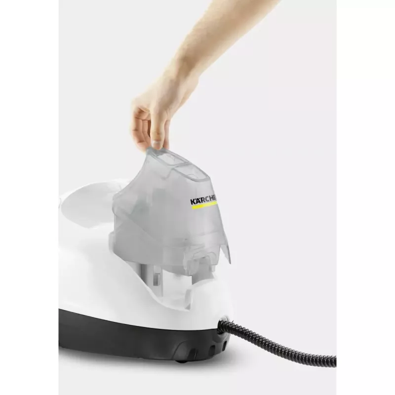 Cilindrinis garų valytuvas Kärcher SC 4 EasyFix — 2000 W, 0,8 L bakas, 3,5 bar, 2,2 m žarna