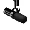 Studijinis dinaminis mikrofonas Shure SM7DB — laidinis XLR, kardioidinis, 50–20000 Hz, 150 Ω, fantominis 48V, juodas