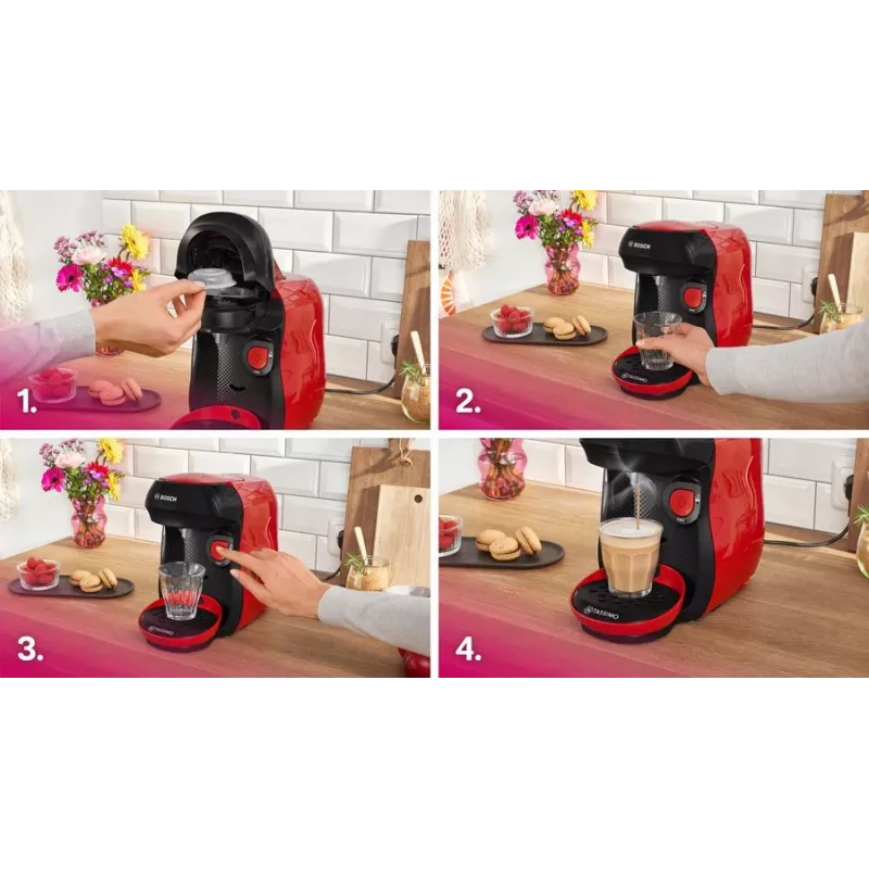 Bosch Tassimo Happy TAS103E kavos aparatas kapsulinis, 0,7 L