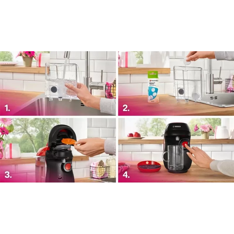 Bosch Tassimo Happy TAS103E kavos aparatas kapsulinis, 0,7 L