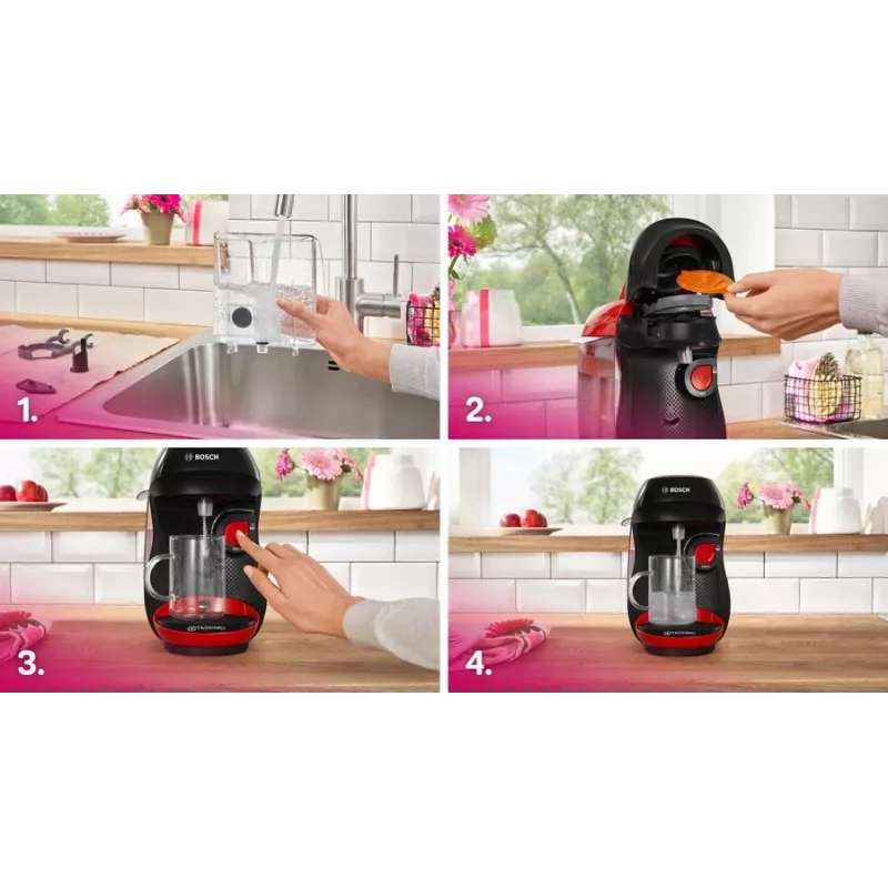 Bosch Tassimo Happy TAS103E kavos aparatas kapsulinis, 0,7 L