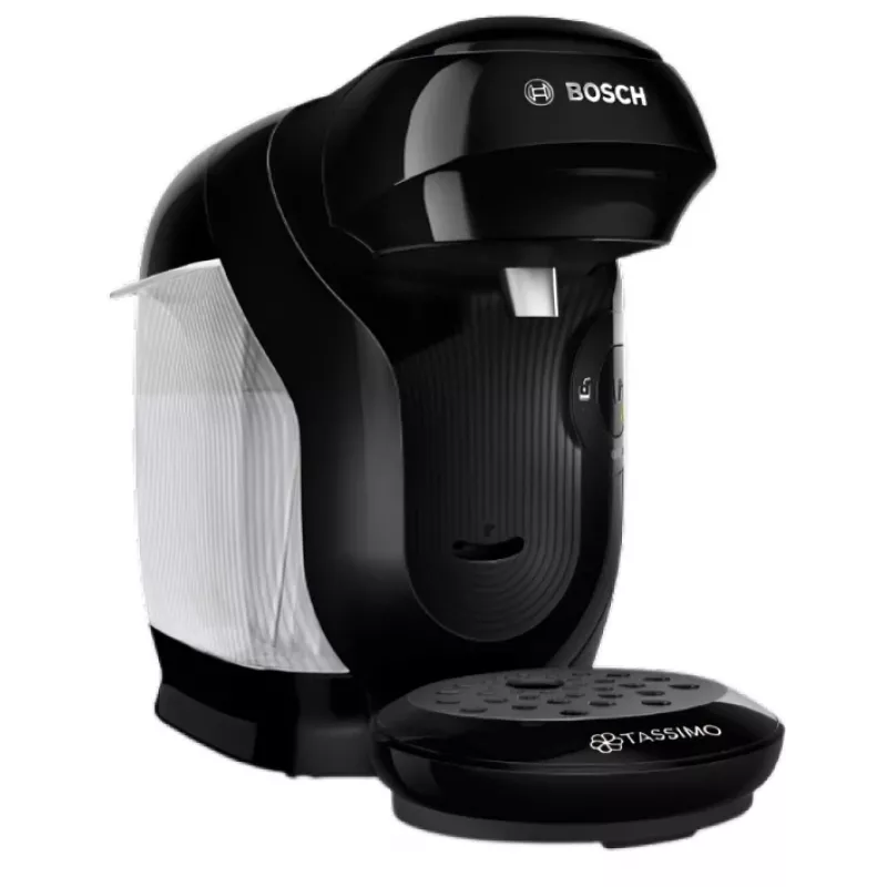 Bosch TAS112E kavos aparatas kapsulinis, 0,7 L, 1400 W, juodas