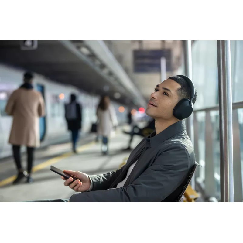 Sony WH-1000XM5 belaidės ausinės su triukšmo slopinimu, juodos