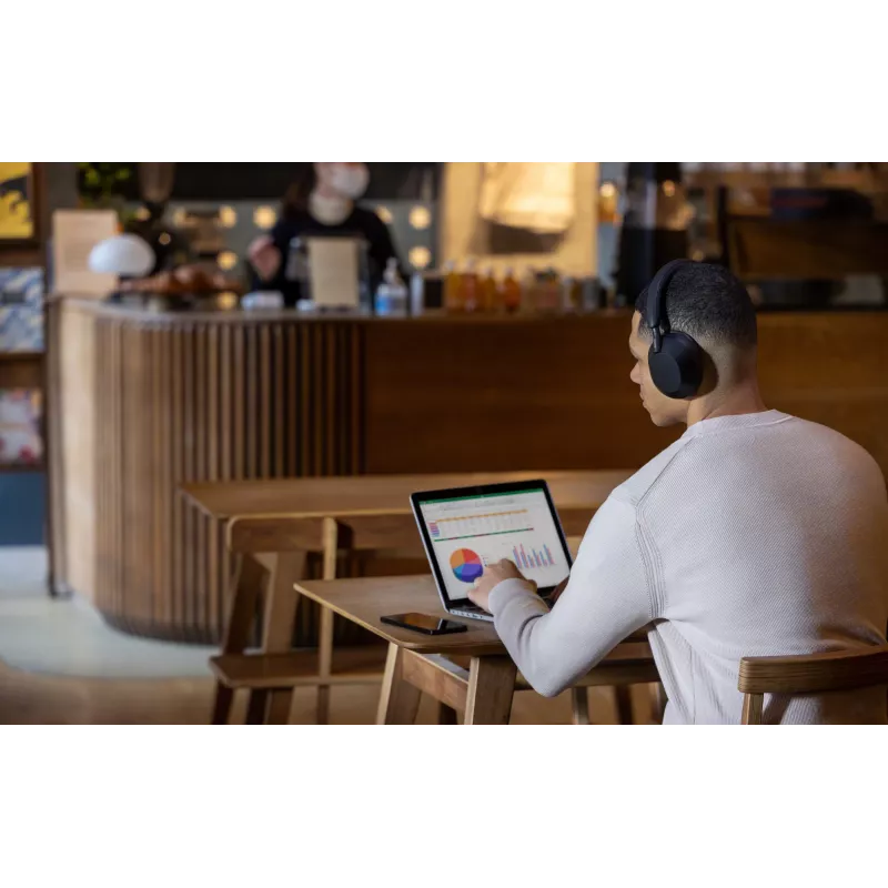 Sony WH-1000XM5 belaidės ausinės su triukšmo slopinimu, juodos