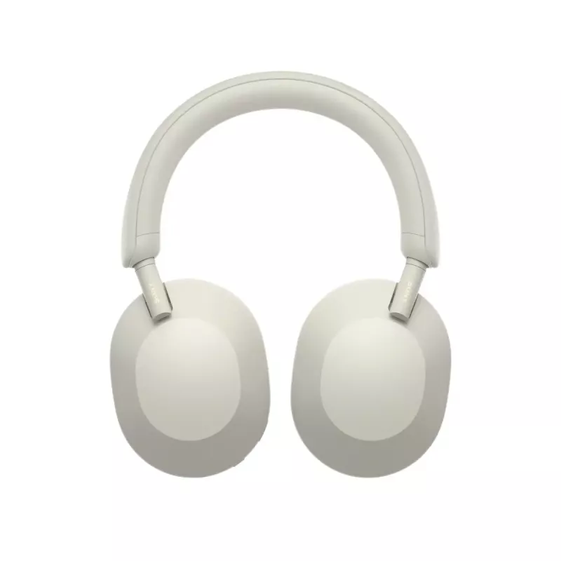 Sony WH-1000XM5 ausinės laidinės ir belaidės, juostinės, skambučiams/muzikai, Bluetooth, sidabrinė, balta