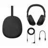 Sony WH-1000XM6 Ausinės Veleninės Su Laidu ir Belaidžiu Ryšiu Skambučiams/Muzikai/Sportui/Kasdienai USB-C Bluetooth Juodos